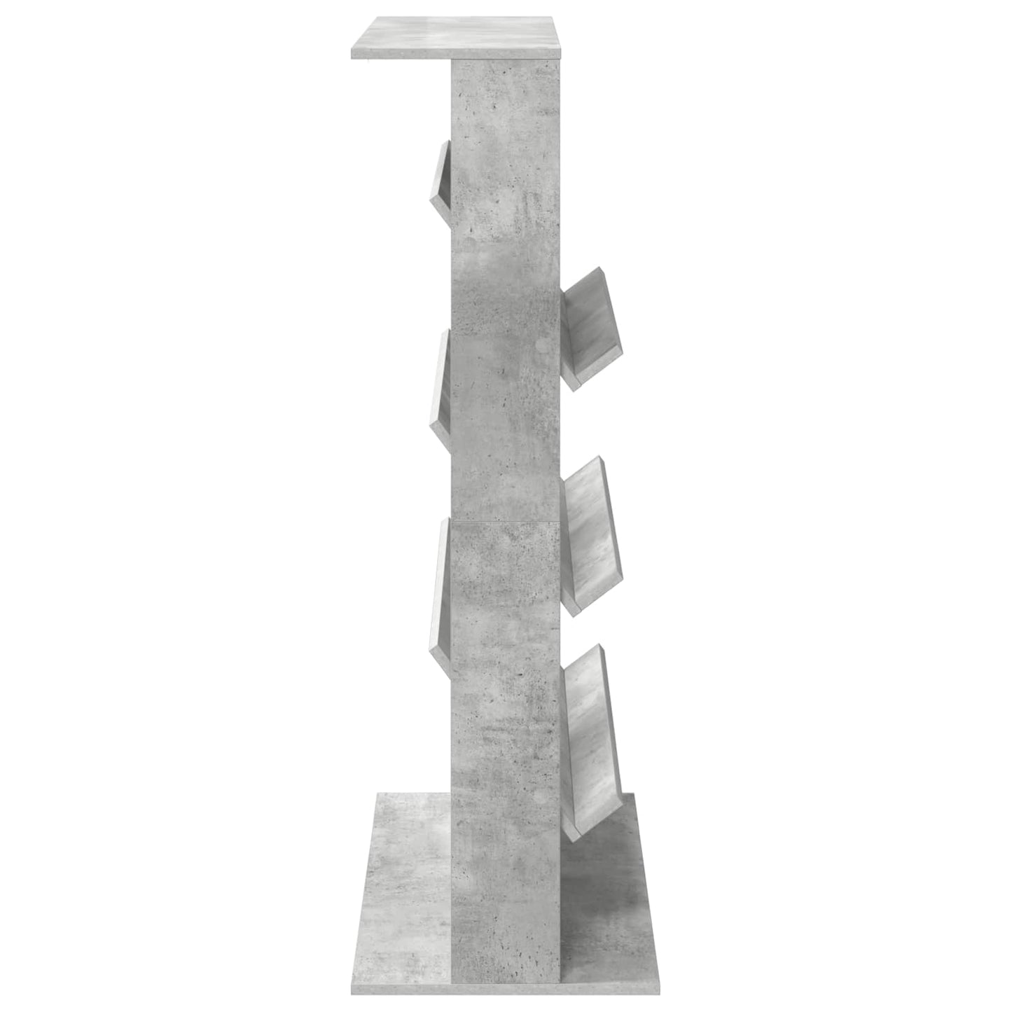 Magazinregal Beton Grau 70 x 41 x 126 cm Holzwerkstoff