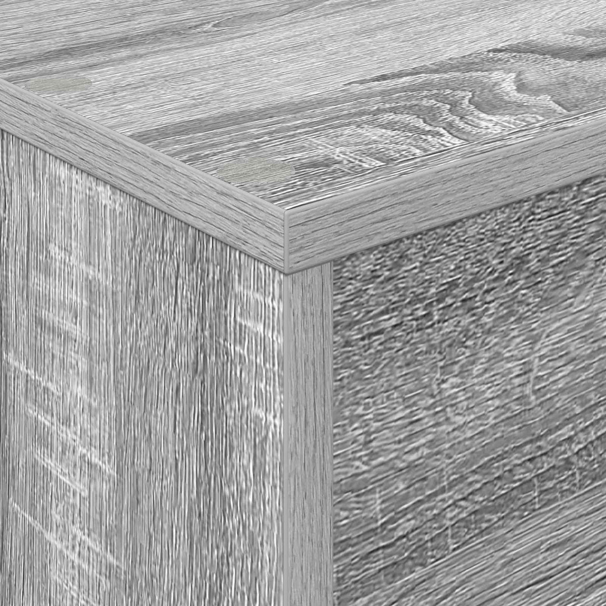 Magazinregal Graues Sonoma 70 x 41 x 126 cm Holzwerkstoff
