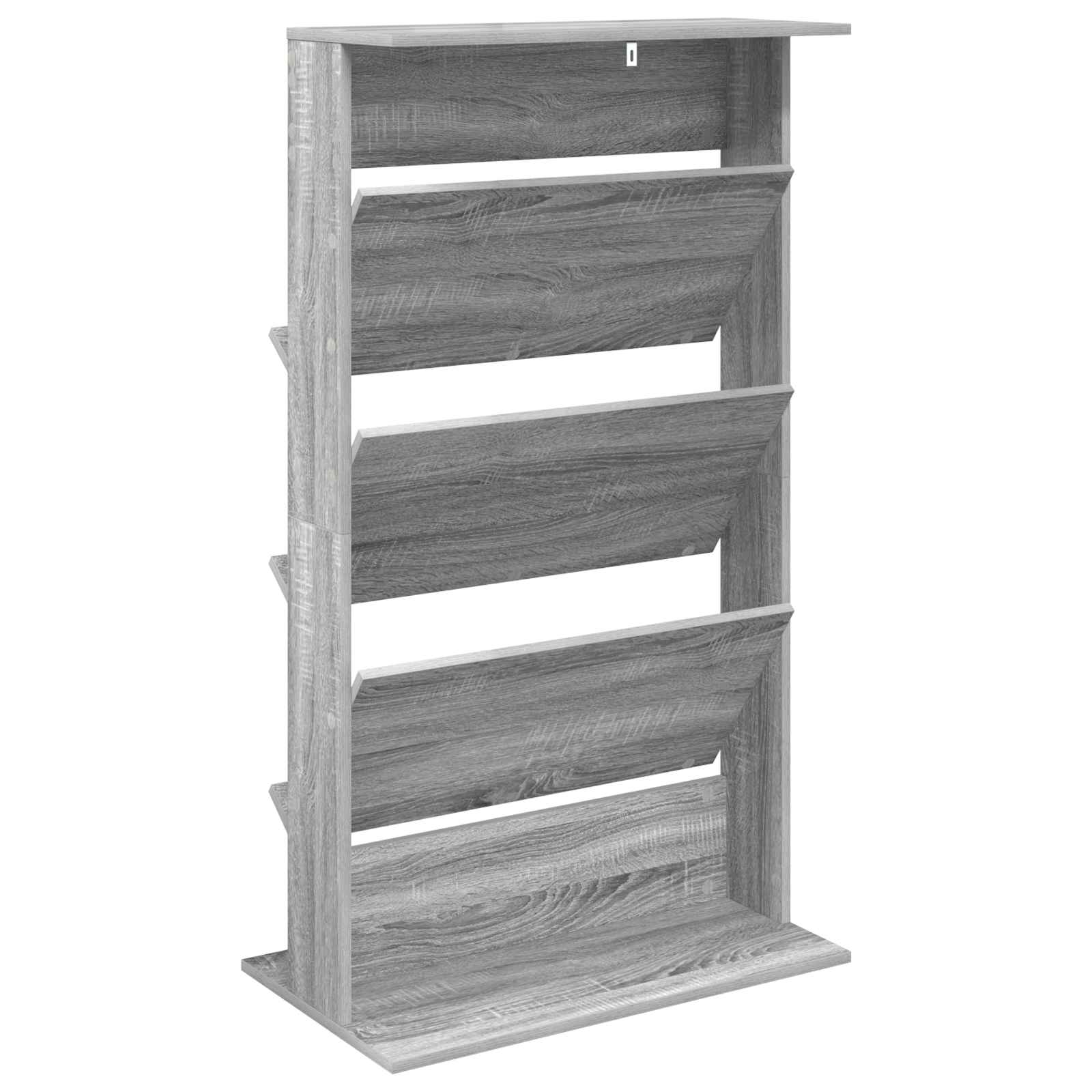 Magazinregal Graues Sonoma 70 x 41 x 126 cm Holzwerkstoff