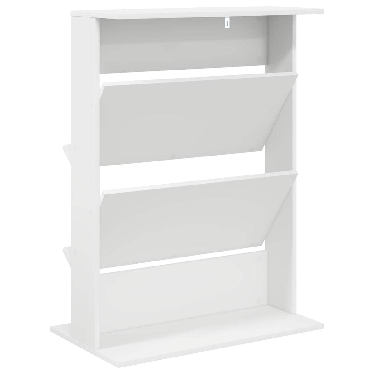 Magazinregal Weiß 70 x 41 x 96 cm Holzwerkstoff