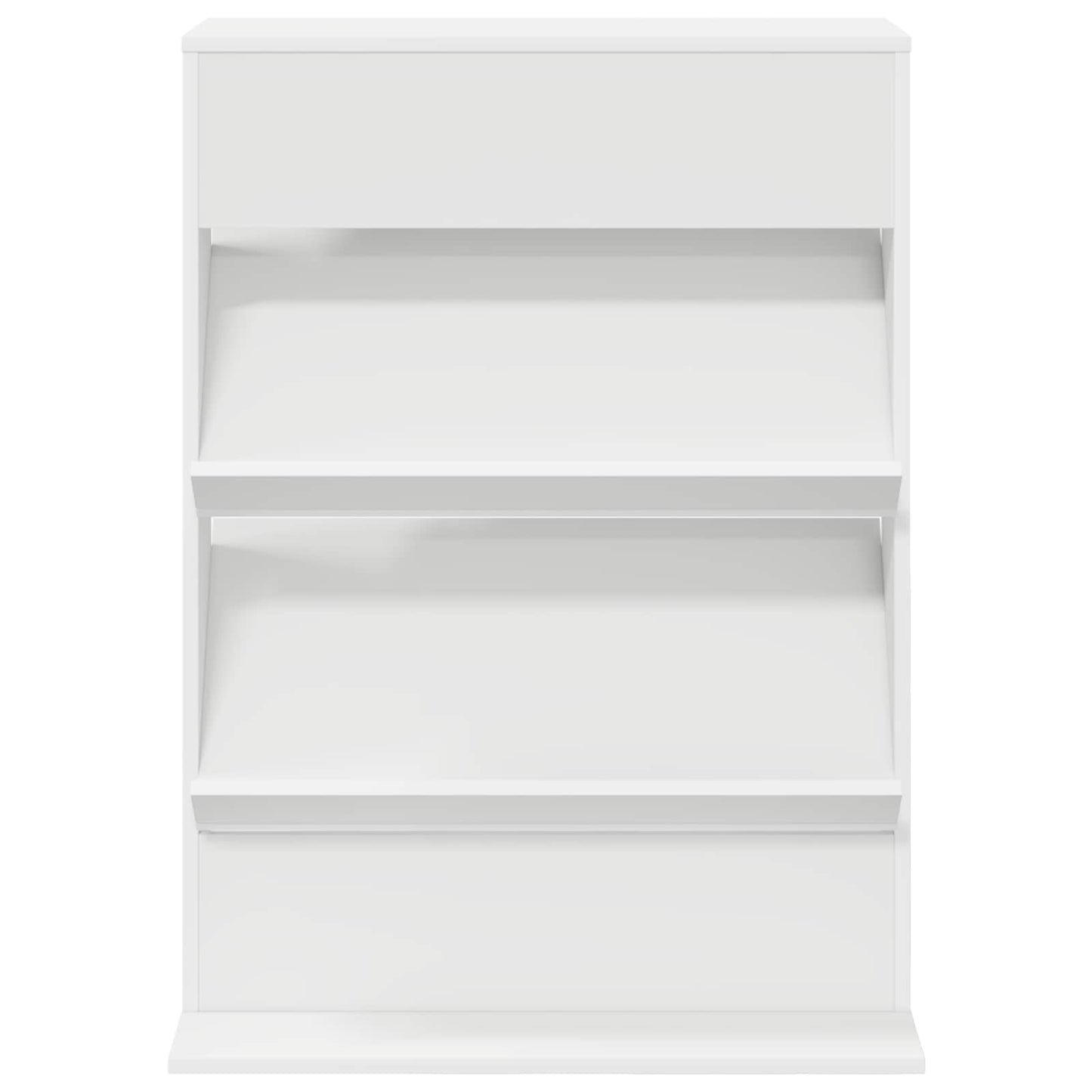 Magazinregal Weiß 70 x 41 x 96 cm Holzwerkstoff