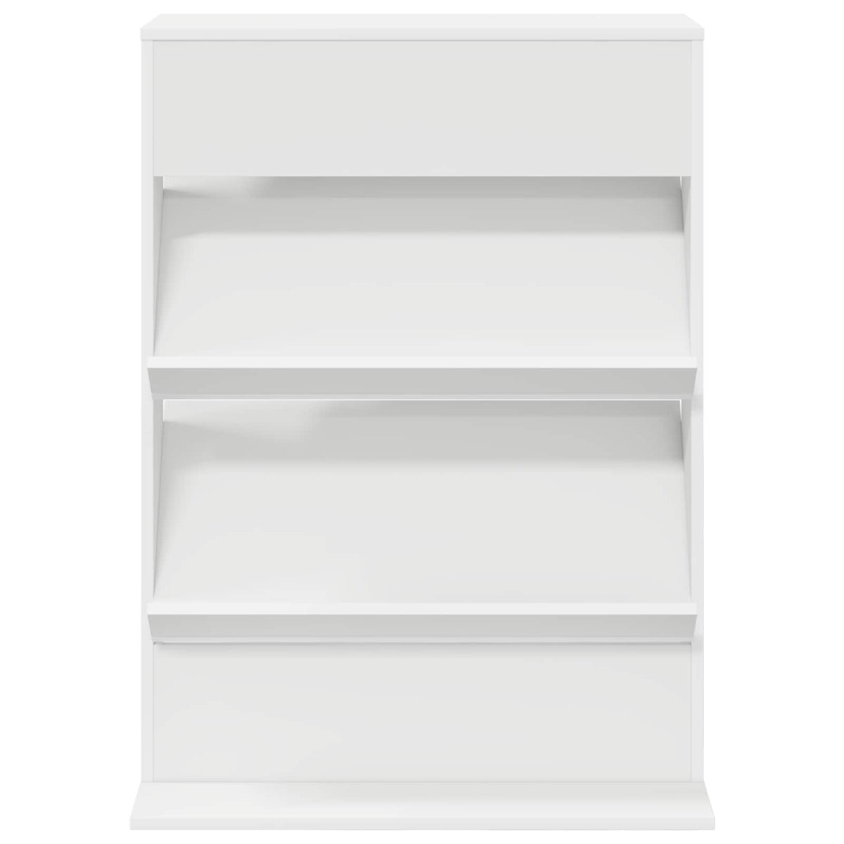 Magazinregal Weiß 70 x 41 x 96 cm Holzwerkstoff