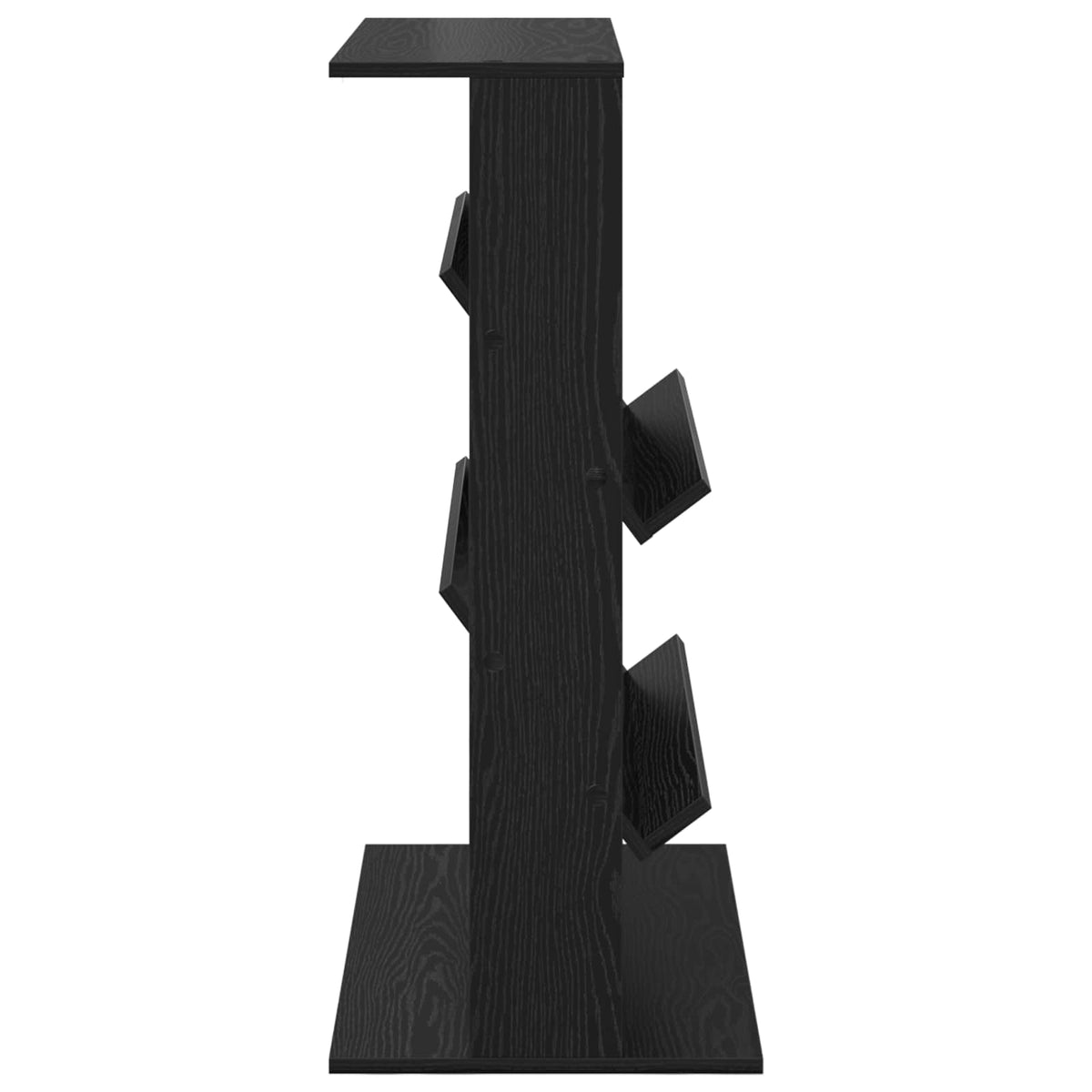 Magazinregal Schwarz Eichen-Optik 70 x 41 x 96 cm Holzwerkstoff