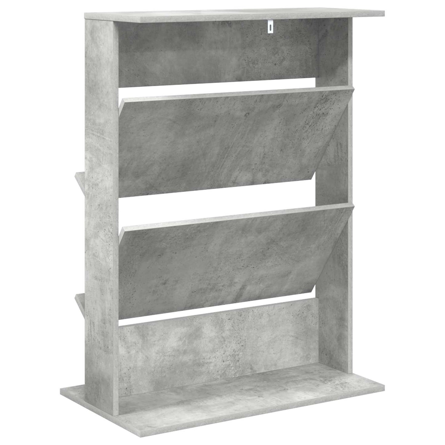 Magazinregal Beton Grau 70 x 41 x 96 cm Holzwerkstoff