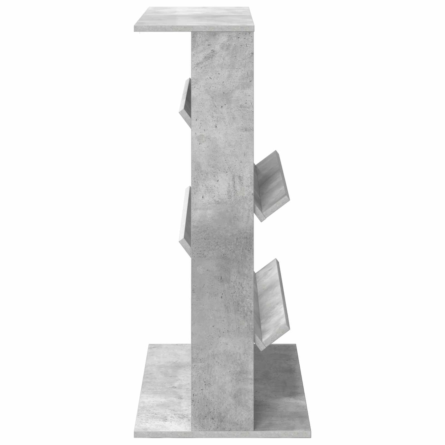 Magazinregal Beton Grau 70 x 41 x 96 cm Holzwerkstoff