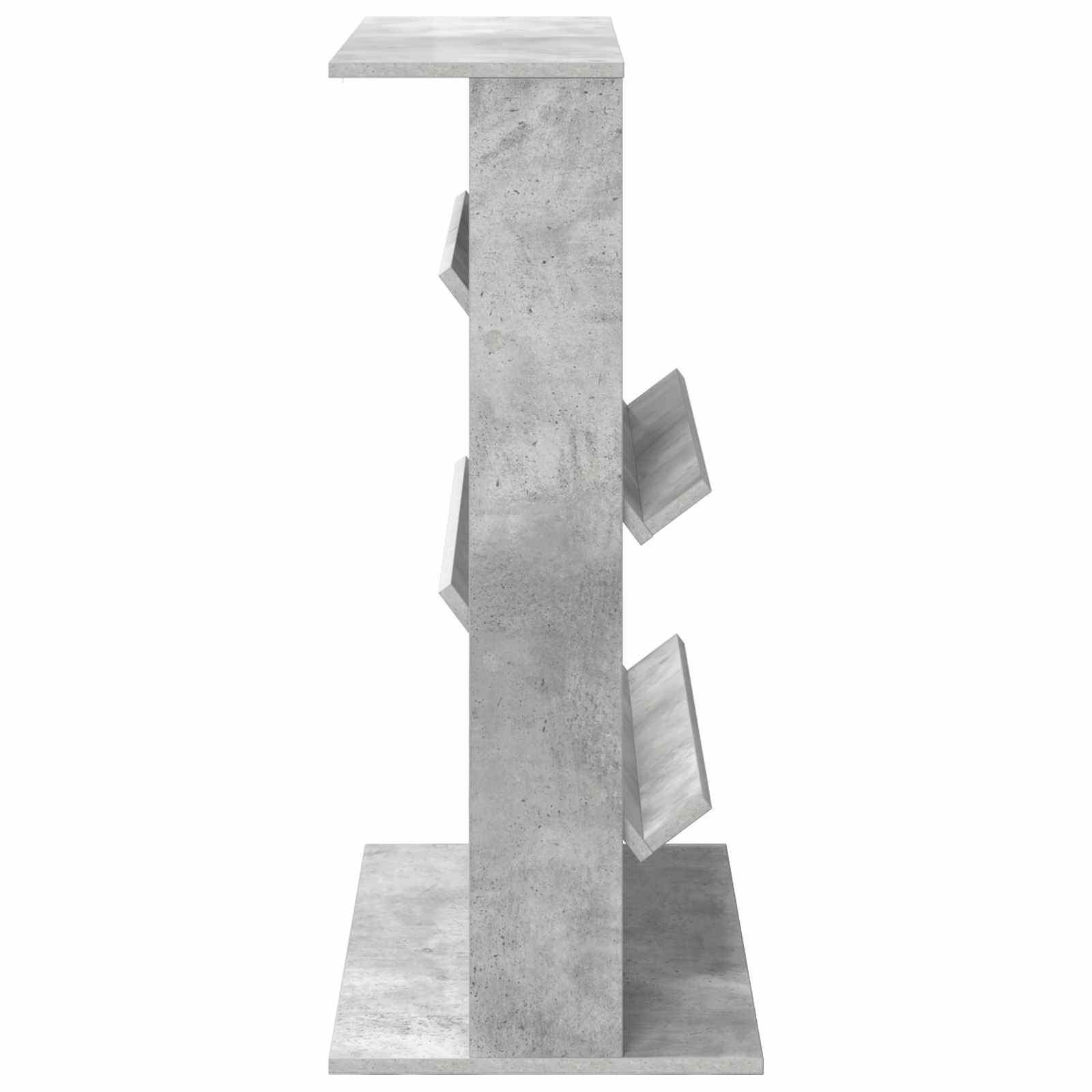 Magazinregal Beton Grau 70 x 41 x 96 cm Holzwerkstoff