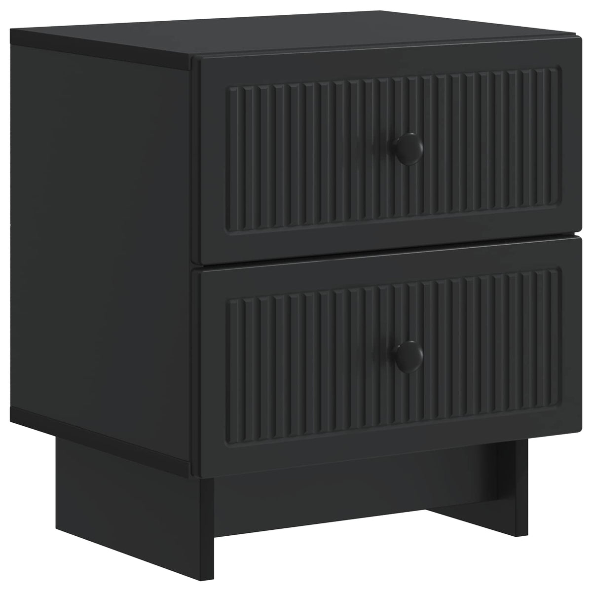Nachttisch 2 stk. Schwarz 43 x 34,5 x 47,5 cm Holzwerkstoff