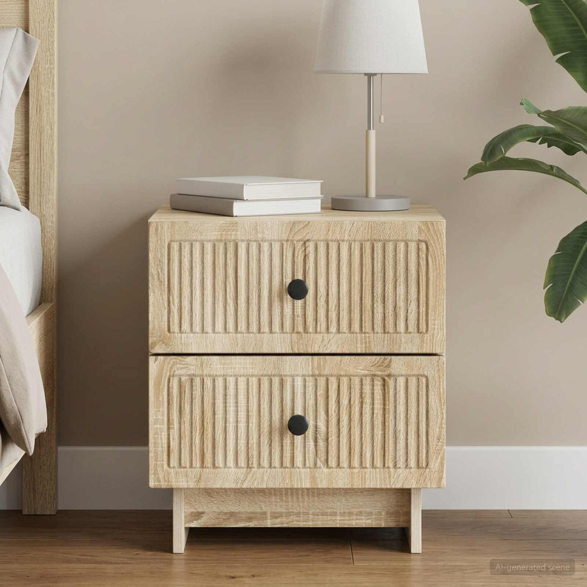 Nachttisch Sonoma-Eiche 43 x 34,5 x 47,5 cm Holzwerkstoff