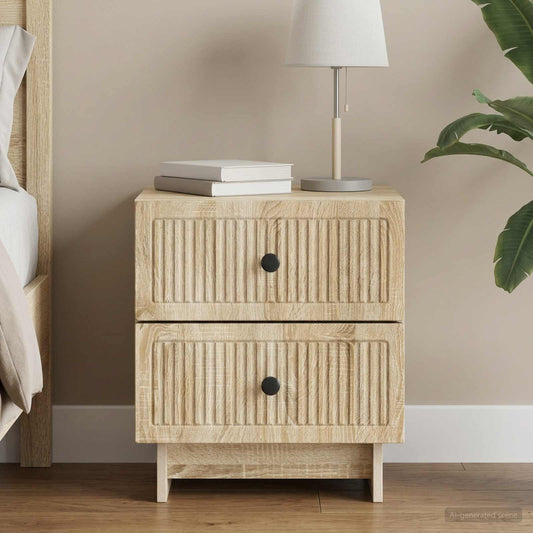 Nachttisch Sonoma-Eiche 43 x 34,5 x 47,5 cm Holzwerkstoff
