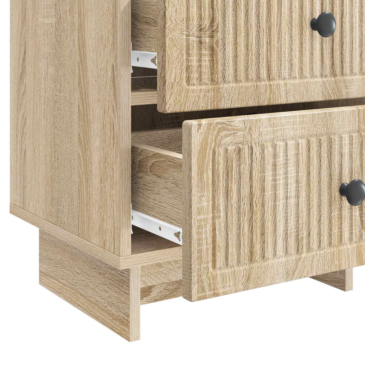 Nachttisch 2 stk. Sonoma-Eiche 43 x 34,5 x 47,5 cm