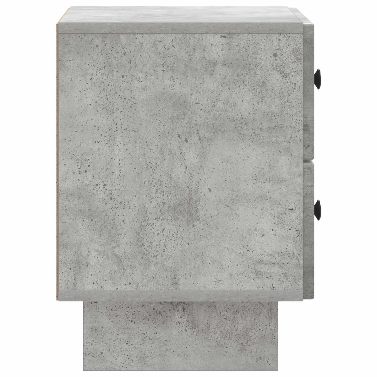 Nachttisch Betongrau 43 x 34,5 x 47,5 cm Holzwerkstoff
