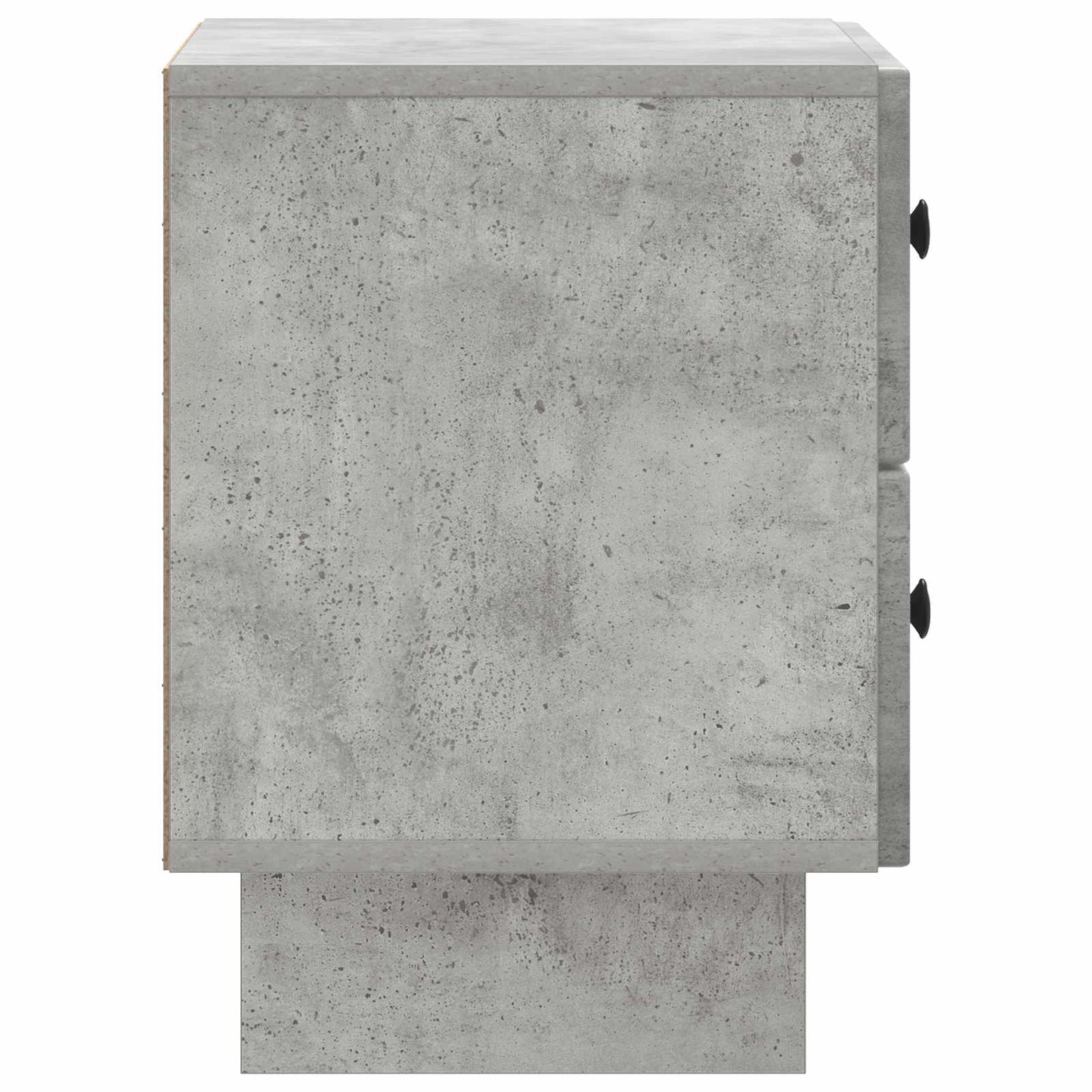 Nachttisch 2 stk. Betongrau 43 x 34,5 x 47,5 cm Holzwerkstoff