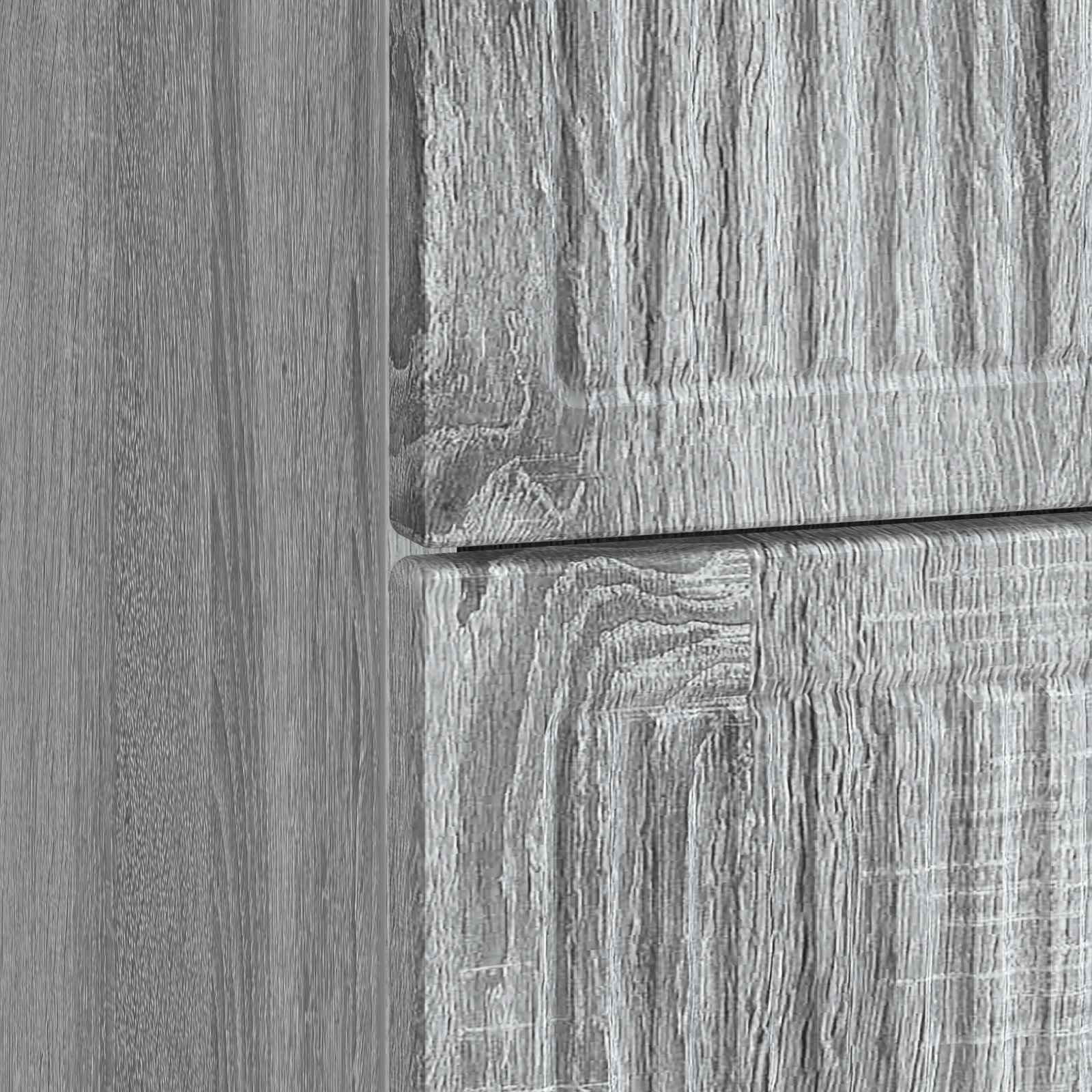 Nachttisch Graues Sonoma 43 x 34,5 x 47,5 cm Holzwerkstoff