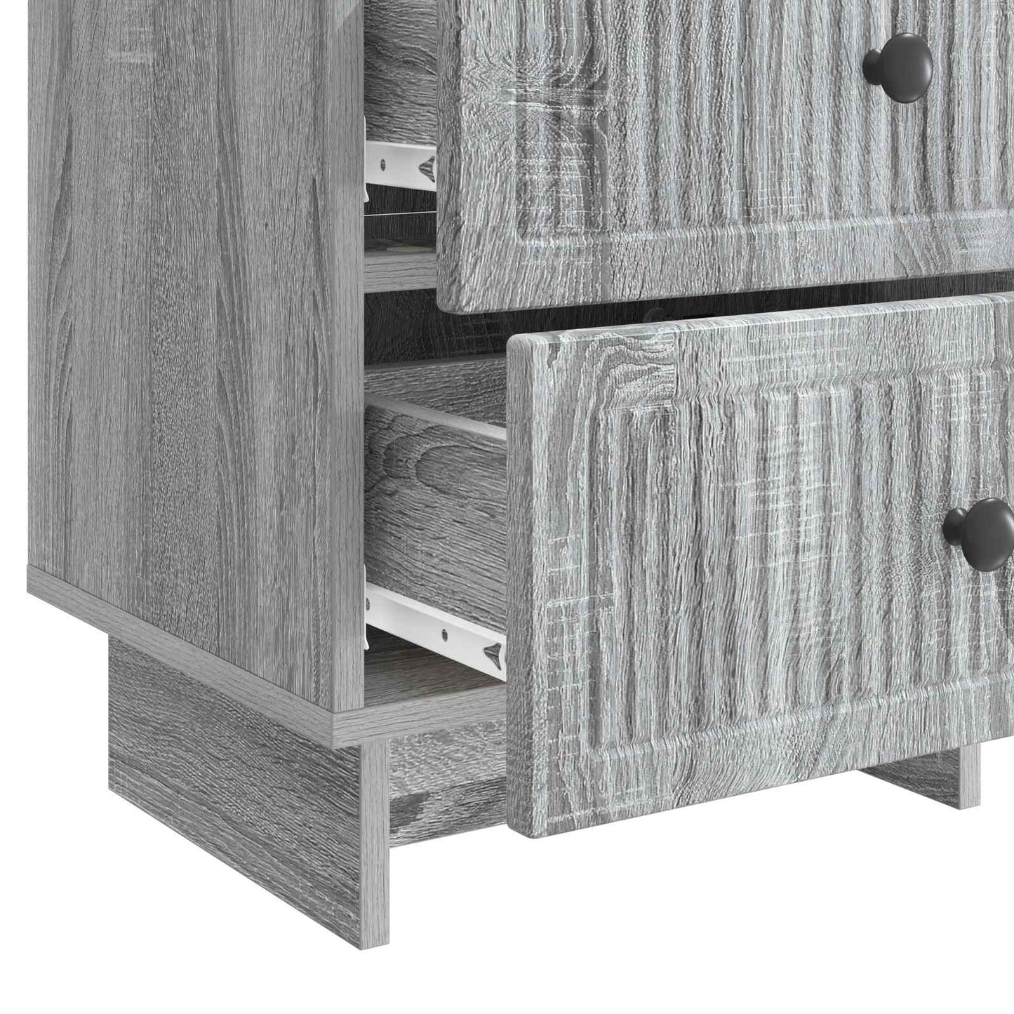 Nachttisch Graues Sonoma 43 x 34,5 x 47,5 cm Holzwerkstoff