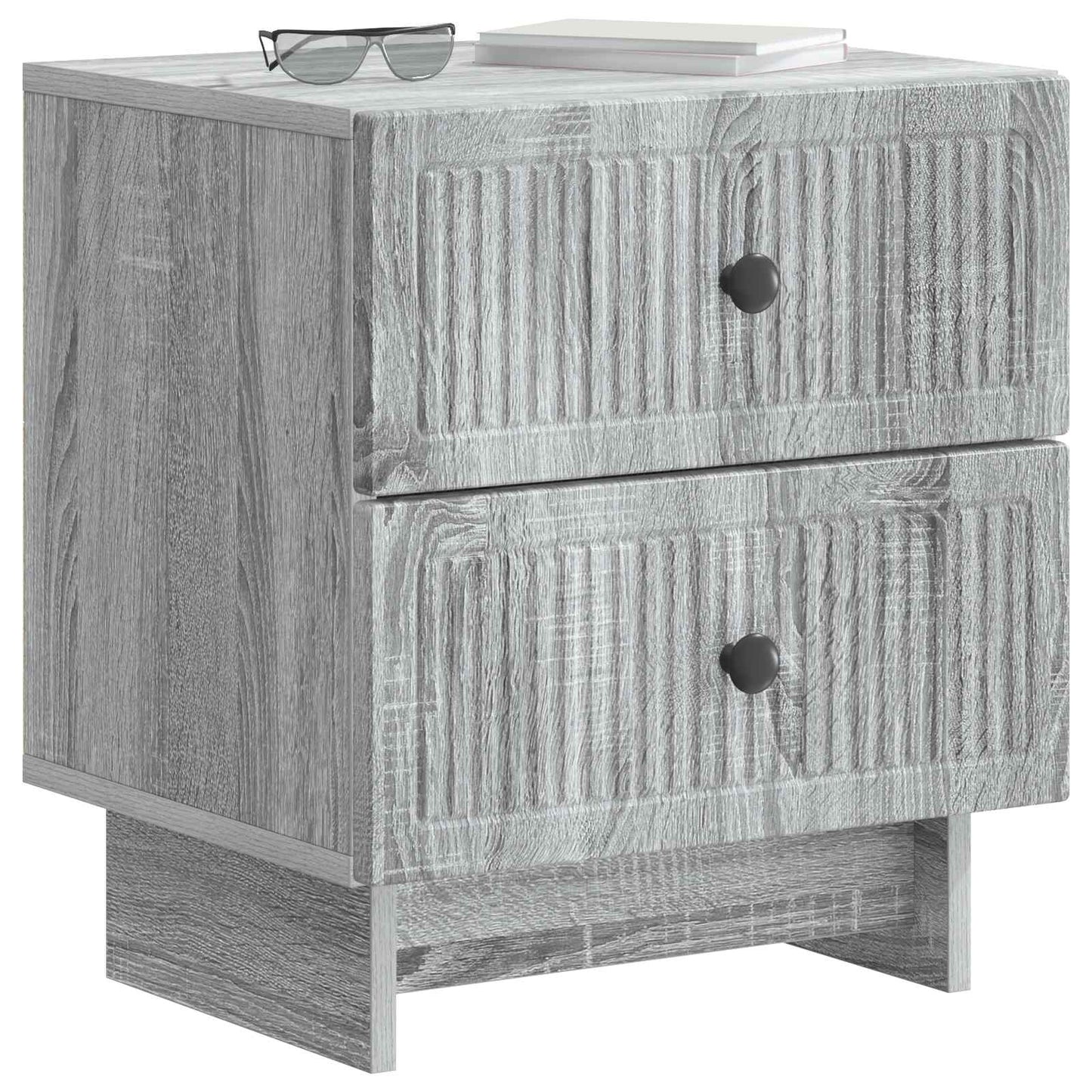 Nachttisch Graues Sonoma 43 x 34,5 x 47,5 cm Holzwerkstoff