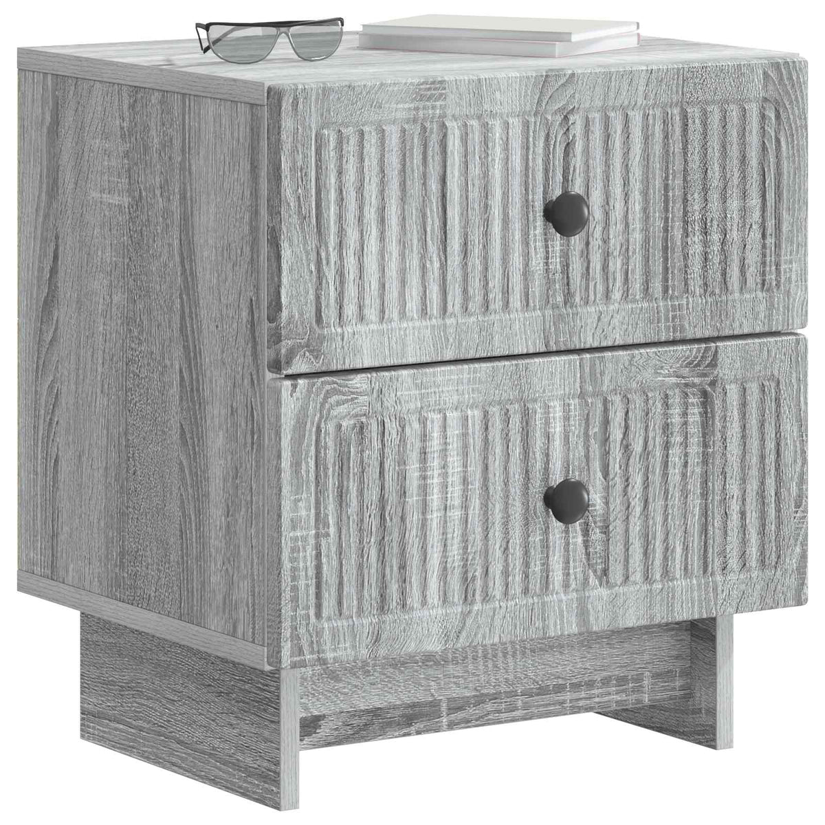Nachttisch Graues Sonoma 43 x 34,5 x 47,5 cm Holzwerkstoff