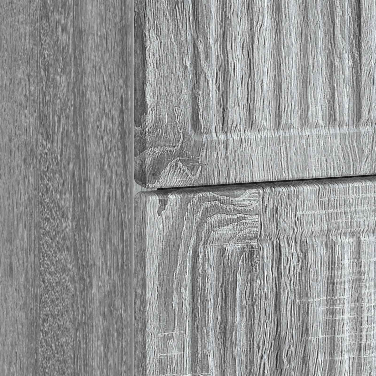 Nachttisch 2 stk. Graues Sonoma 43 x 34,5 x 47,5 cm