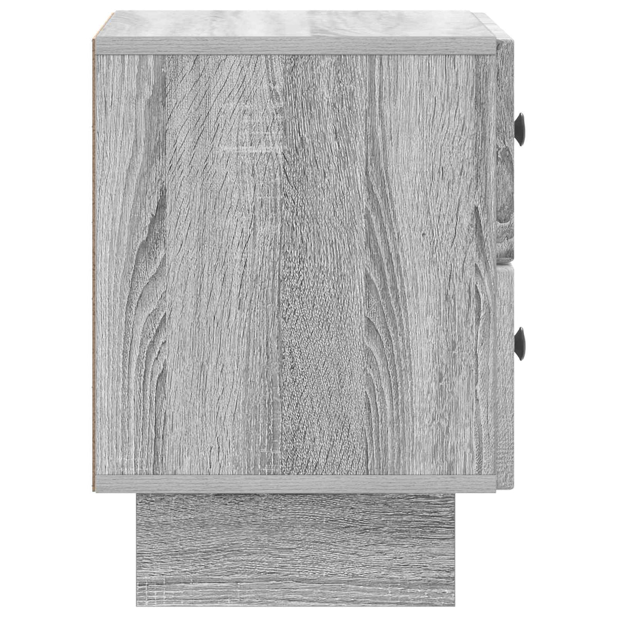 Nachttisch 2 stk. Graues Sonoma 43 x 34,5 x 47,5 cm