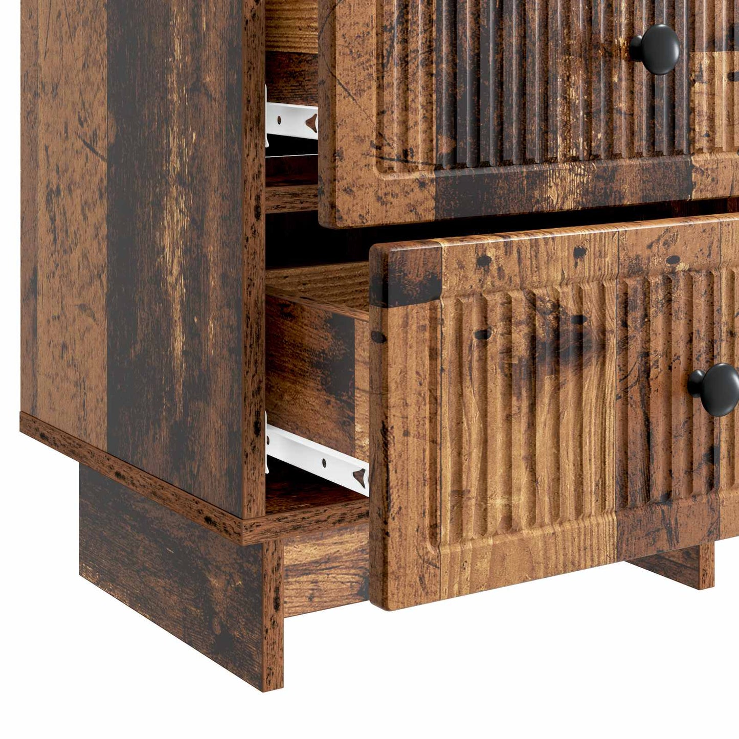 Nachttisch Altholz 43 x 34,5 x 47,5 cm Holzwerkstoff