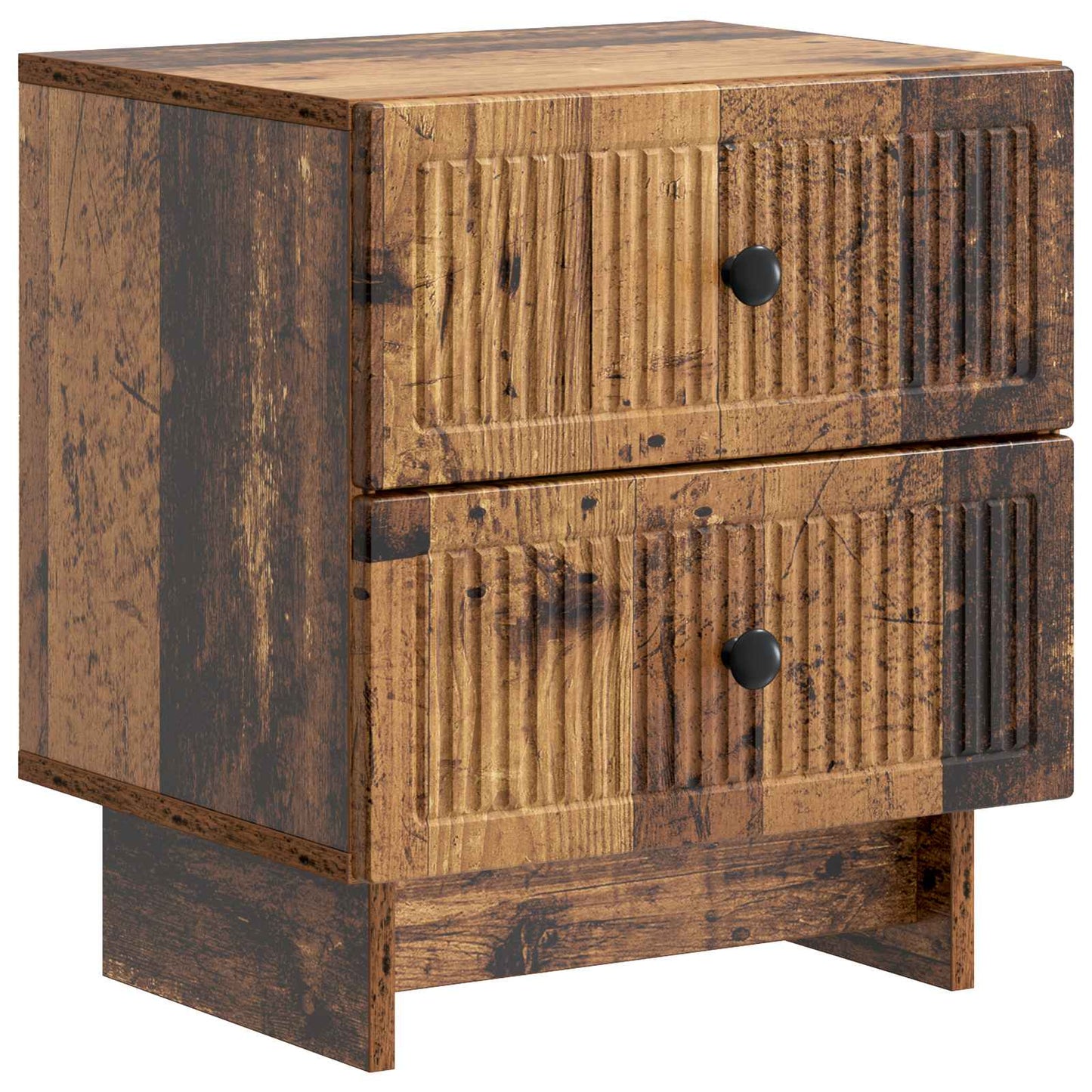 Nachttisch 2 stk. Altholz 43 x 34,5 x 47,5 cm Holzwerkstoff