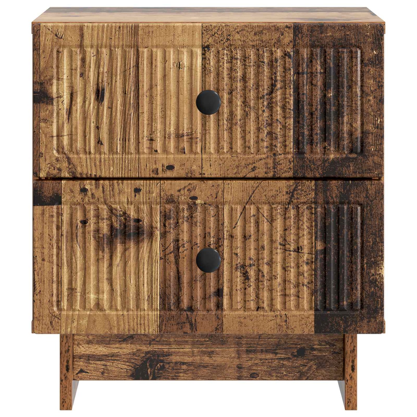 Nachttisch 2 stk. Altholz 43 x 34,5 x 47,5 cm Holzwerkstoff