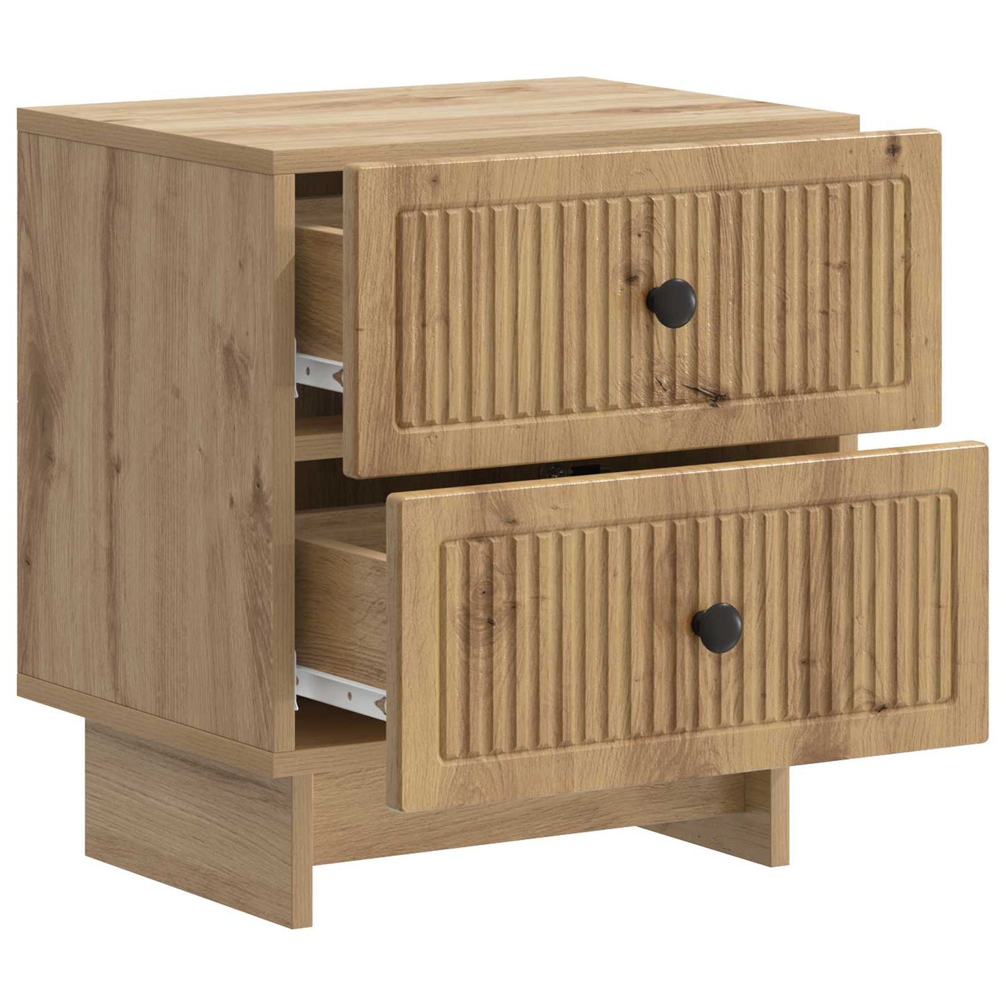 Nachttisch 2 stk. Artisan-Eiche 43 x 34,5 x 47,5 cm