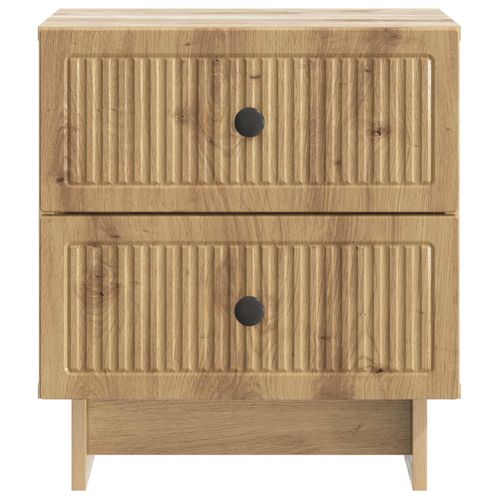 Nachttisch 2 stk. Artisan-Eiche 43 x 34,5 x 47,5 cm