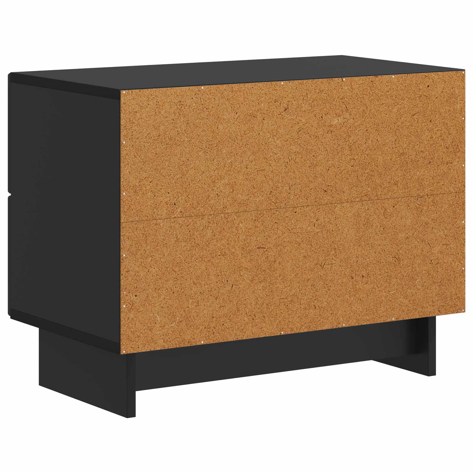 Nachttisch Schwarz 62 x 34,5 x 47,5 cm Holzwerkstoff