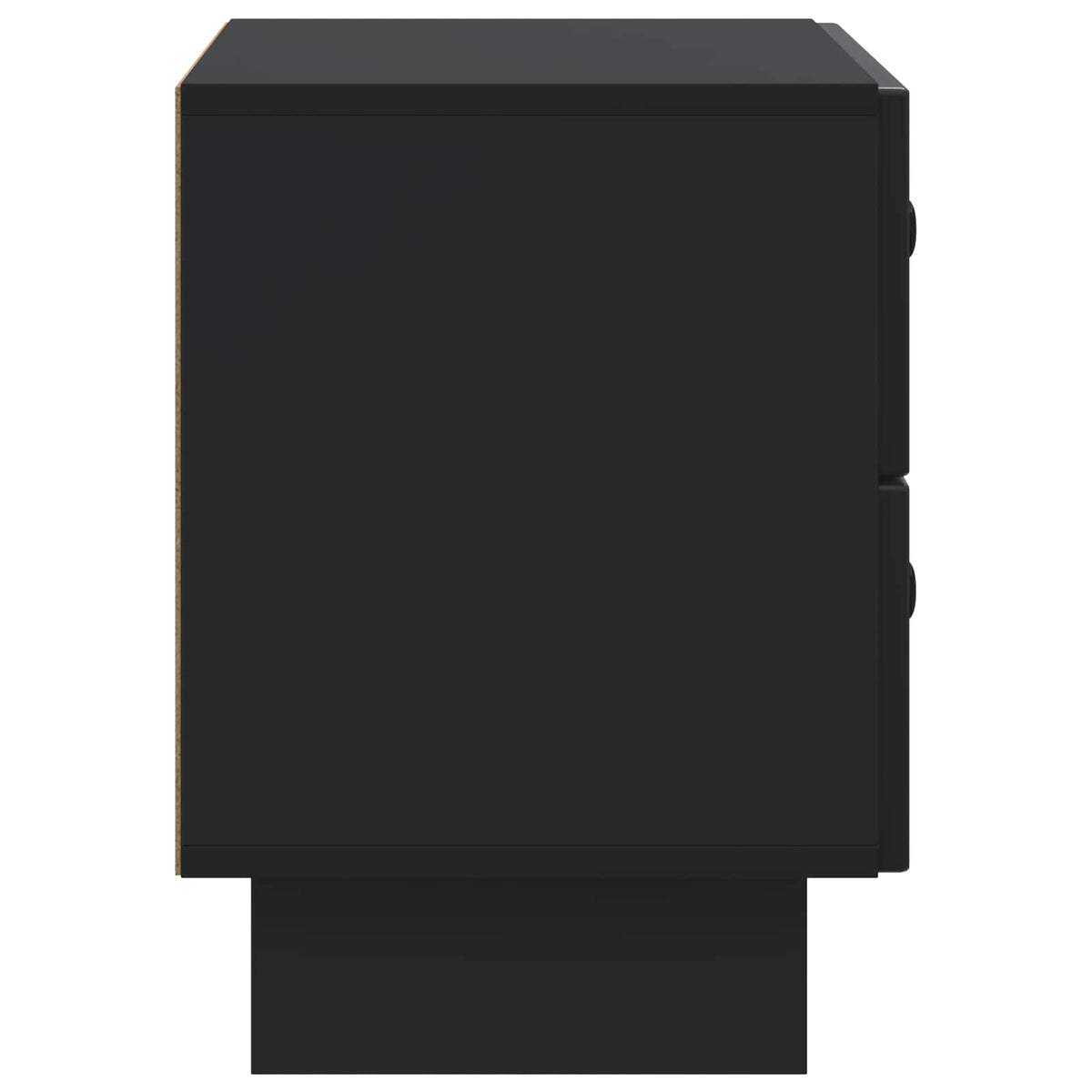 Nachttisch Schwarz 62 x 34,5 x 47,5 cm Holzwerkstoff
