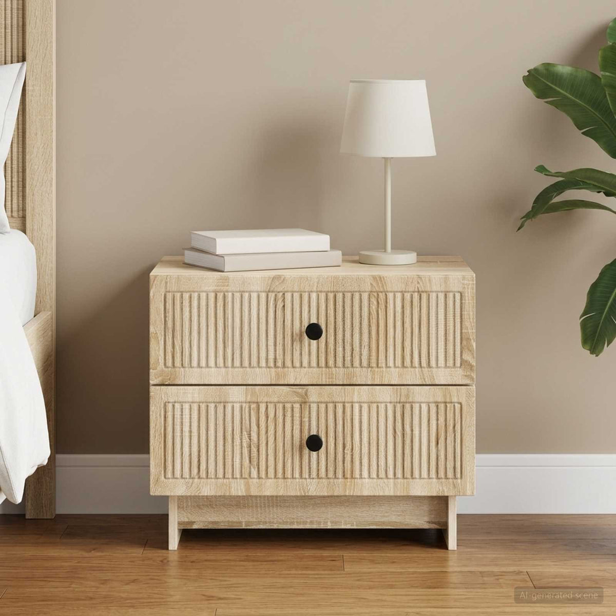 Nachttisch Sonoma-Eiche 62 x 34,5 x 47,5 cm Holzwerkstoff