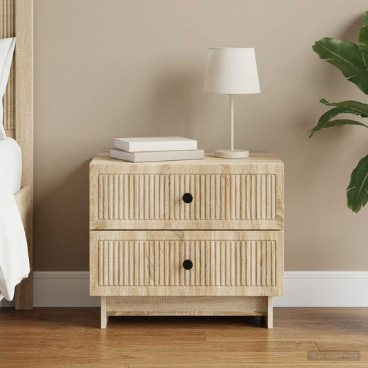 Nachttisch Sonoma-Eiche 62 x 34,5 x 47,5 cm Holzwerkstoff