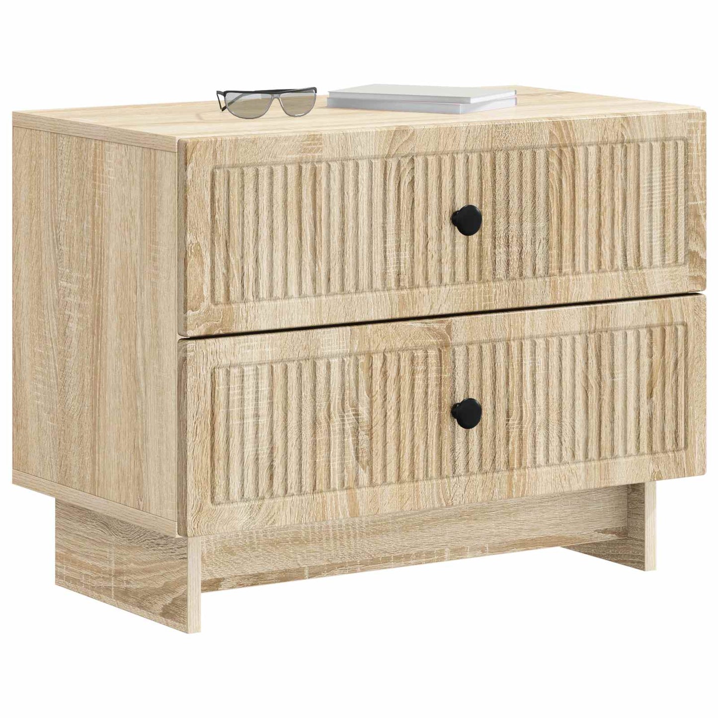 Nachttisch Sonoma-Eiche 62 x 34,5 x 47,5 cm Holzwerkstoff