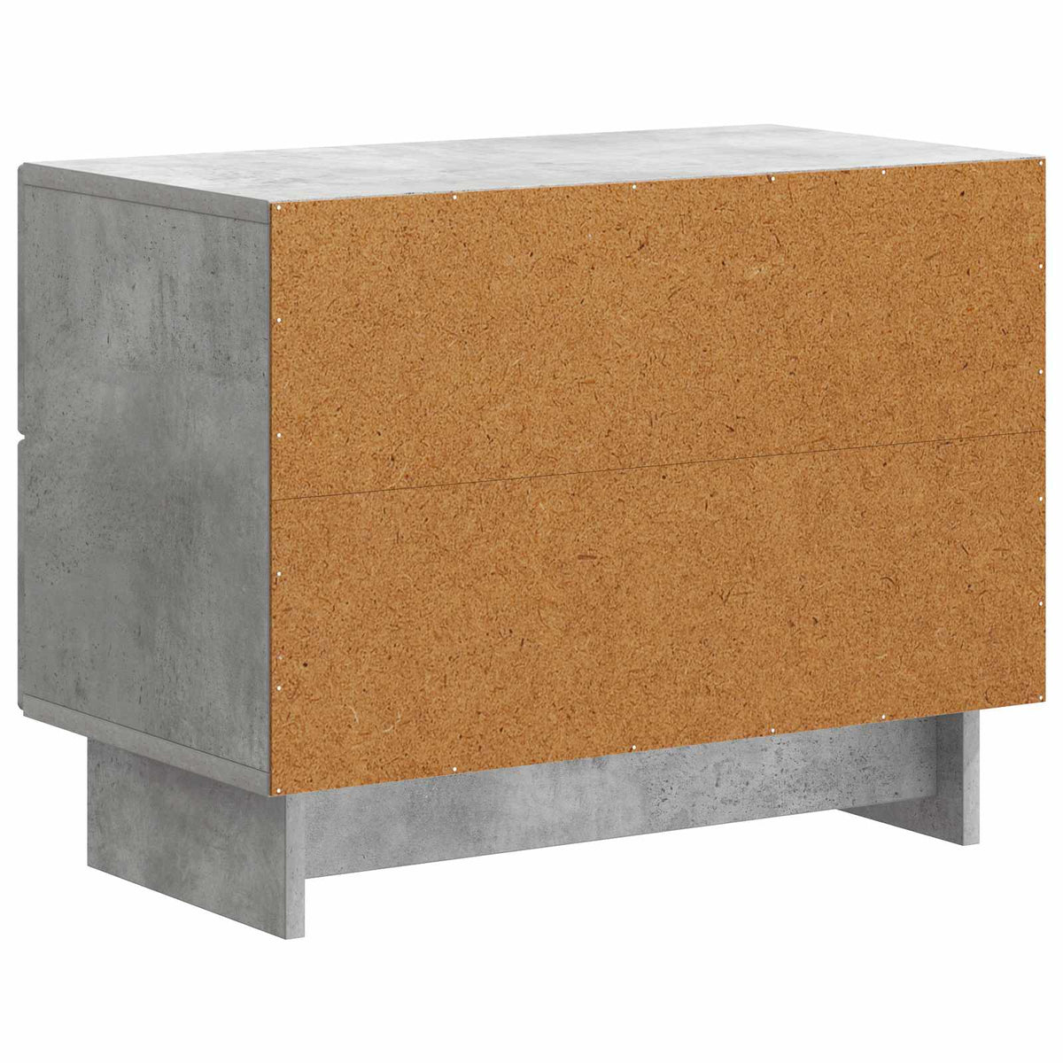 Nachttisch Betongrau 62 x 34,5 x 47,5 cm Holzwerkstoff