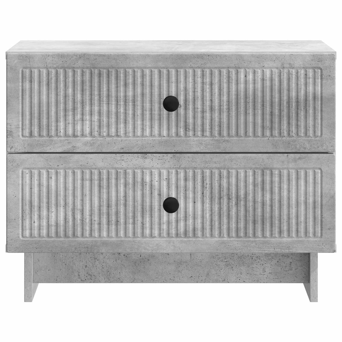 Nachttisch Betongrau 62 x 34,5 x 47,5 cm Holzwerkstoff