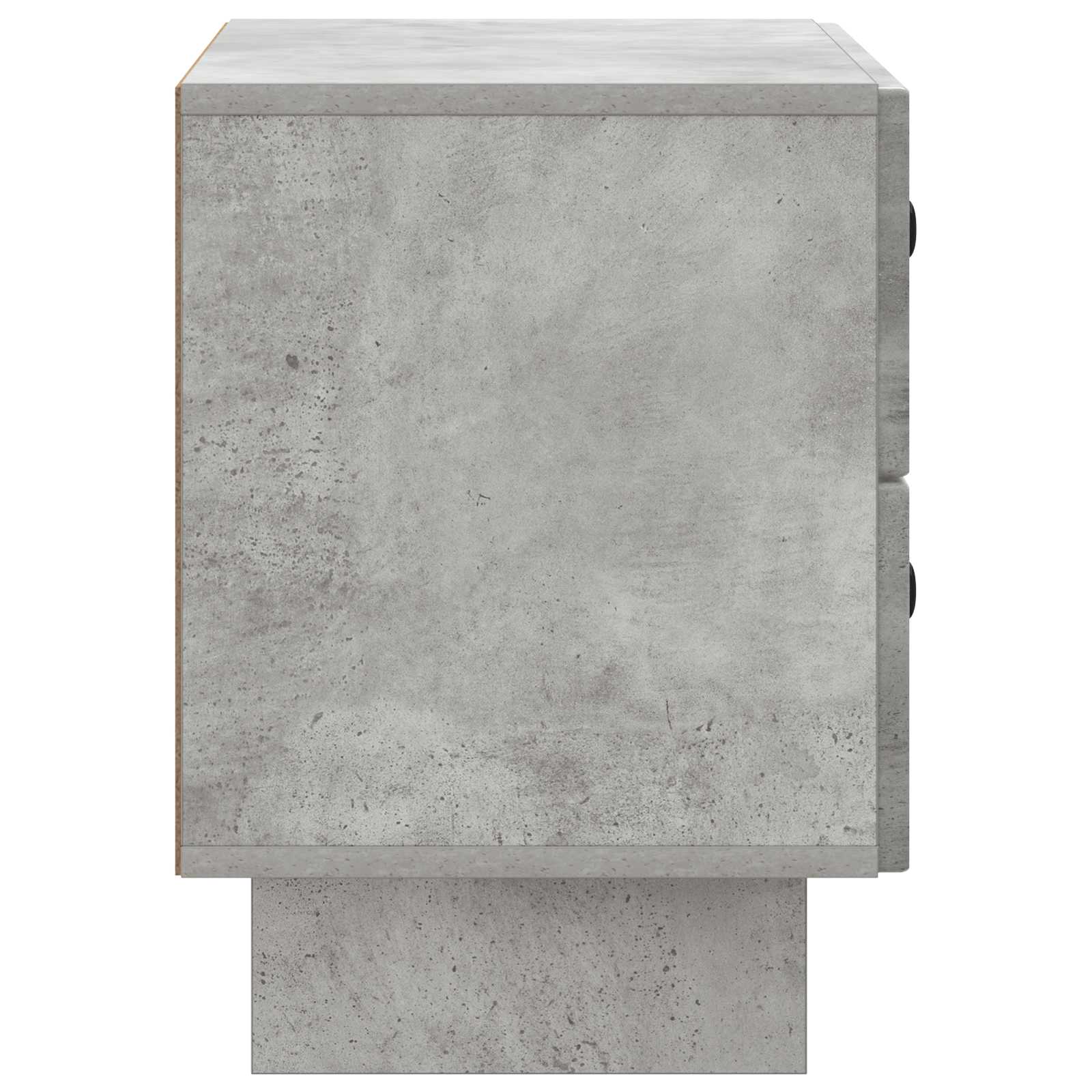 Nachttisch Betongrau 62 x 34,5 x 47,5 cm Holzwerkstoff
