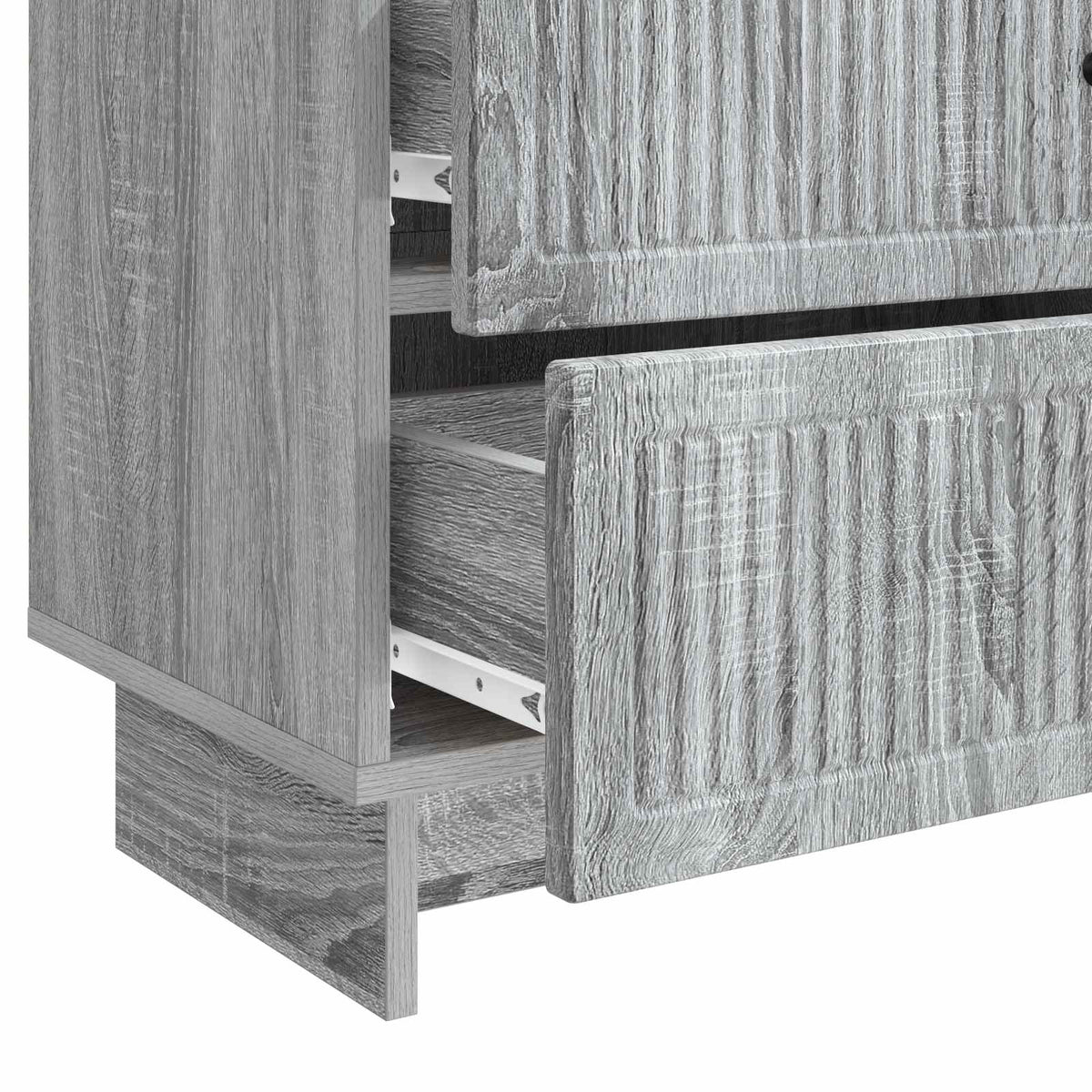 Nachttisch Sonoma-Grau 62 x 34,5 x 47,5 cm Holzwerkstoff