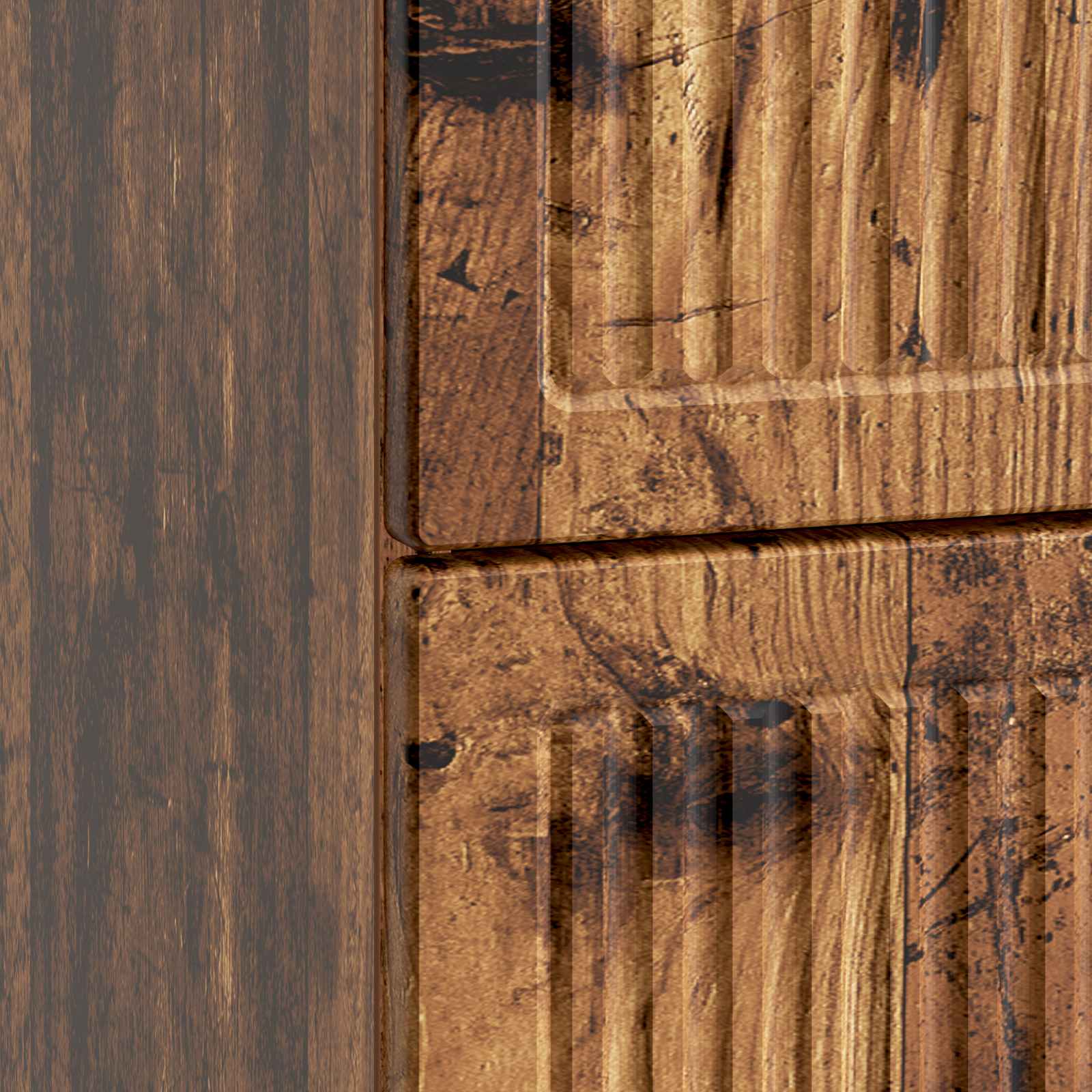 Nachttisch Altholz 62 x 34,5 x 47,5 cm Holzwerkstoff