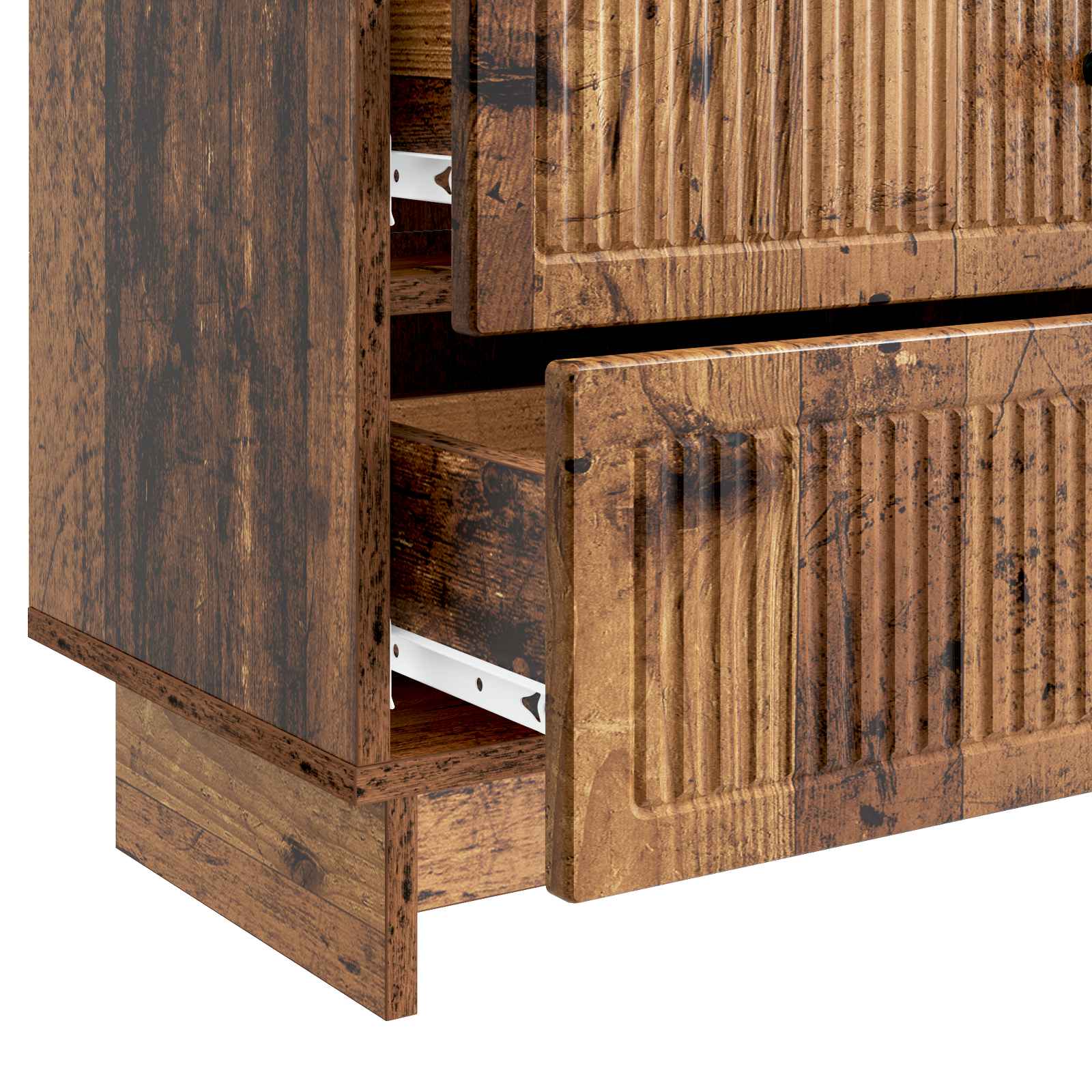 Nachttisch Altholz 62 x 34,5 x 47,5 cm Holzwerkstoff
