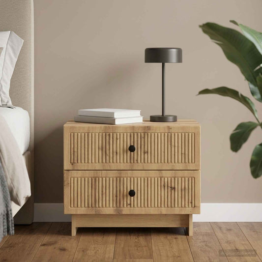 Nachttisch Artisan-Eiche 62 x 34,5 x 47,5 cm Holzwerkstoff