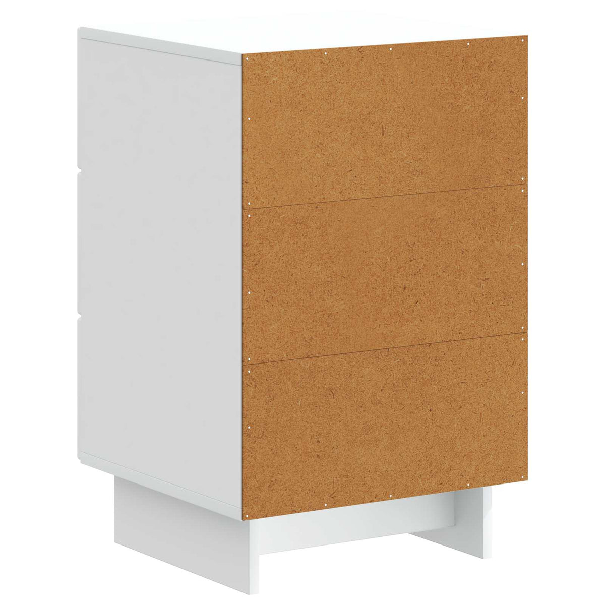 Nachttisch mit Schubladen Weiß 43 x 41 x 66,5 cm Holzwerkstoff