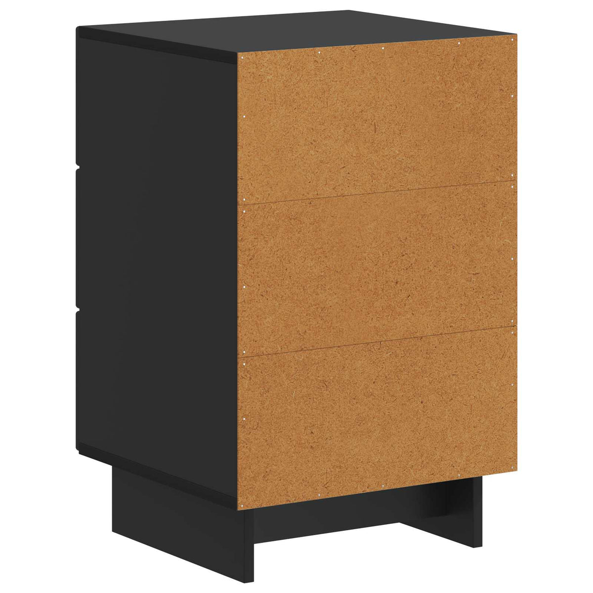 Nachttisch Schwarz 43 x 41 x 66,5 cm Holzwerkstoff