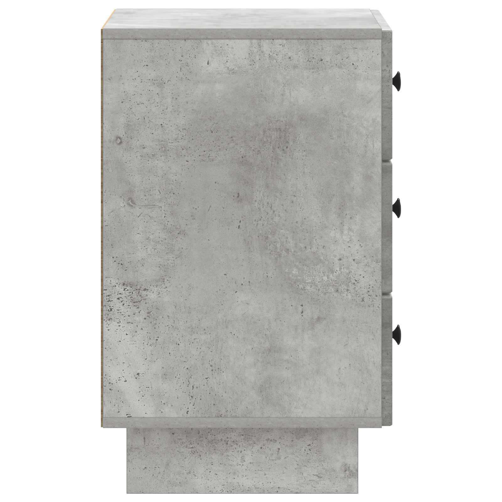 Nachttisch Betongrau 43 x 41 x 66,5 cm Holzwerkstoff