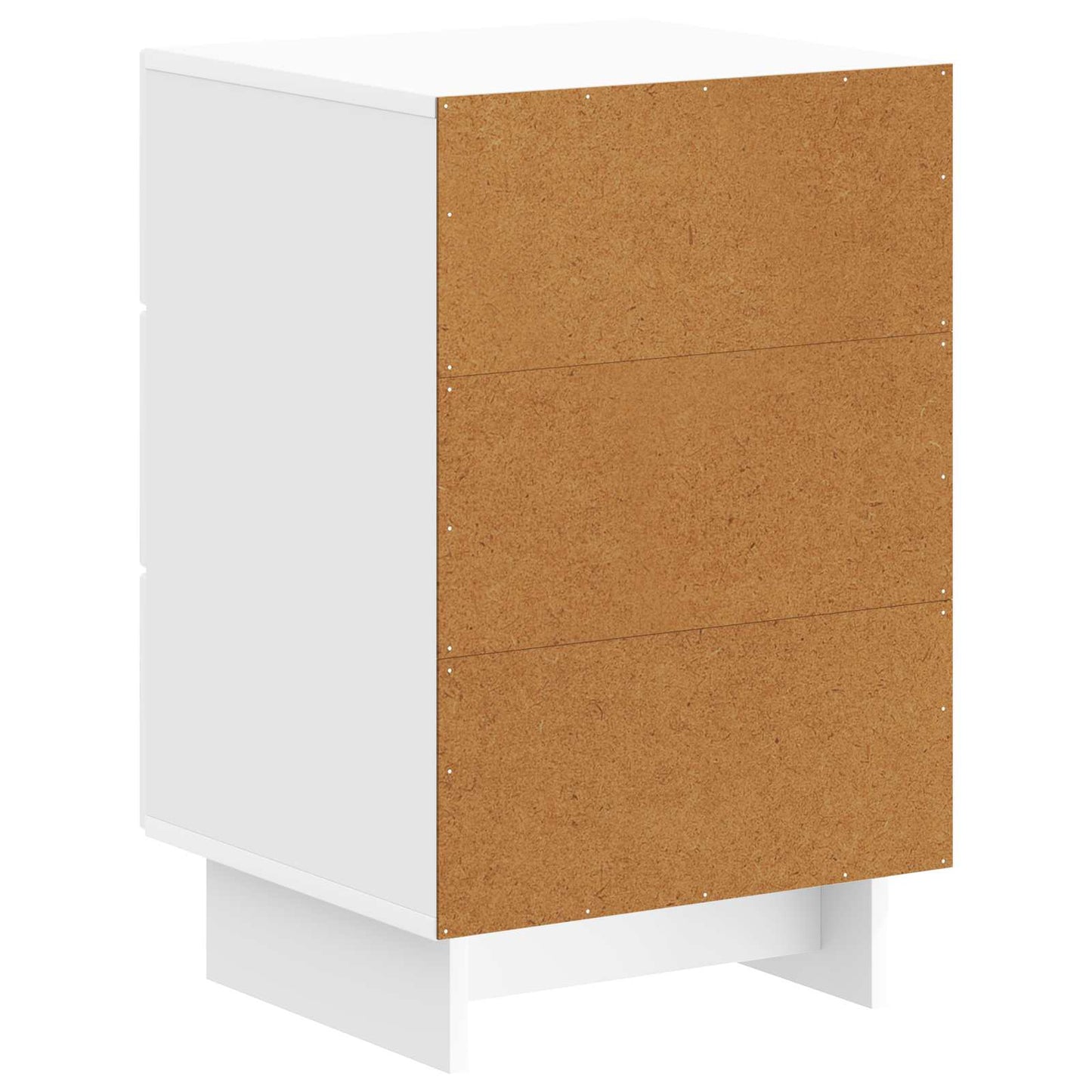 Nachttisch Hochglanz Weiß 43 x 41 x 66,5 cm Holzwerkstoff