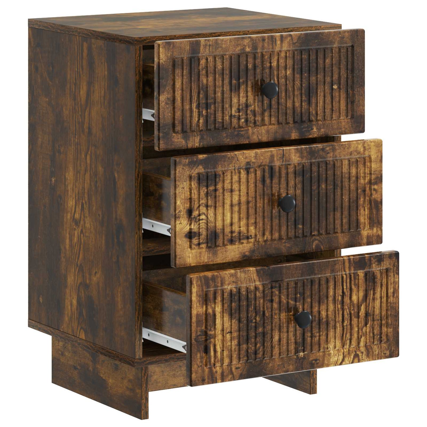 Nachttisch Geräucherte Eiche 43 x 41 x 66,5 cm Holzwerkstoff