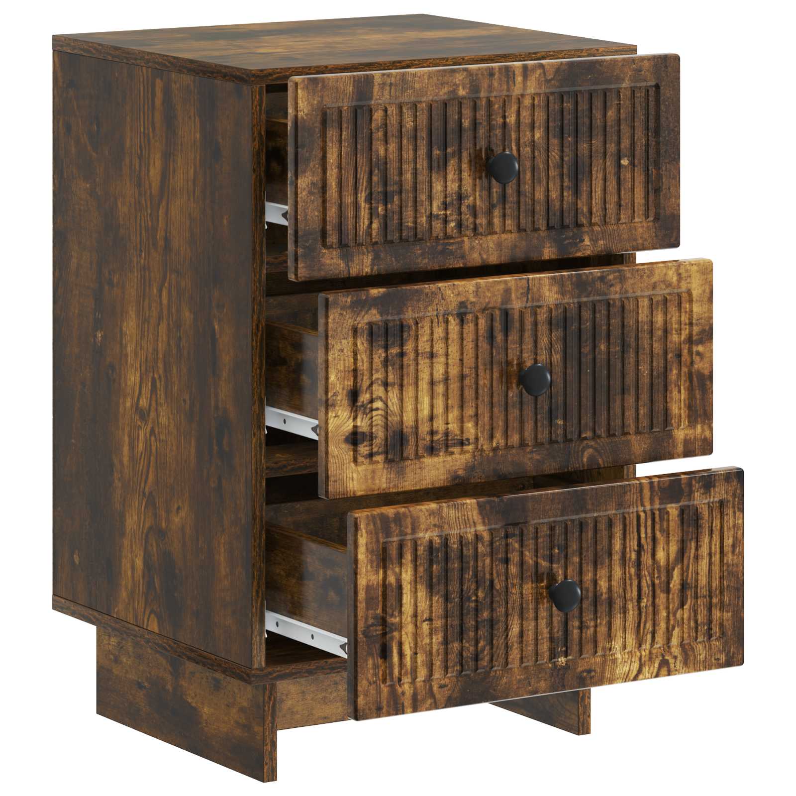 Nachttisch Geräucherte Eiche 43 x 41 x 66,5 cm Holzwerkstoff