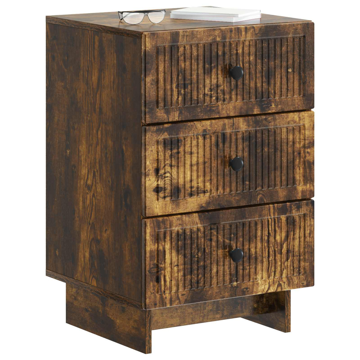 Nachttisch Geräucherte Eiche 43 x 41 x 66,5 cm Holzwerkstoff