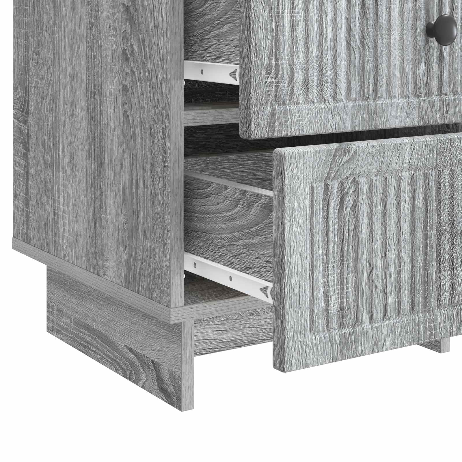 Nachttisch Graues Sonoma 43 x 41 x 66,5 cm Holzwerkstoff