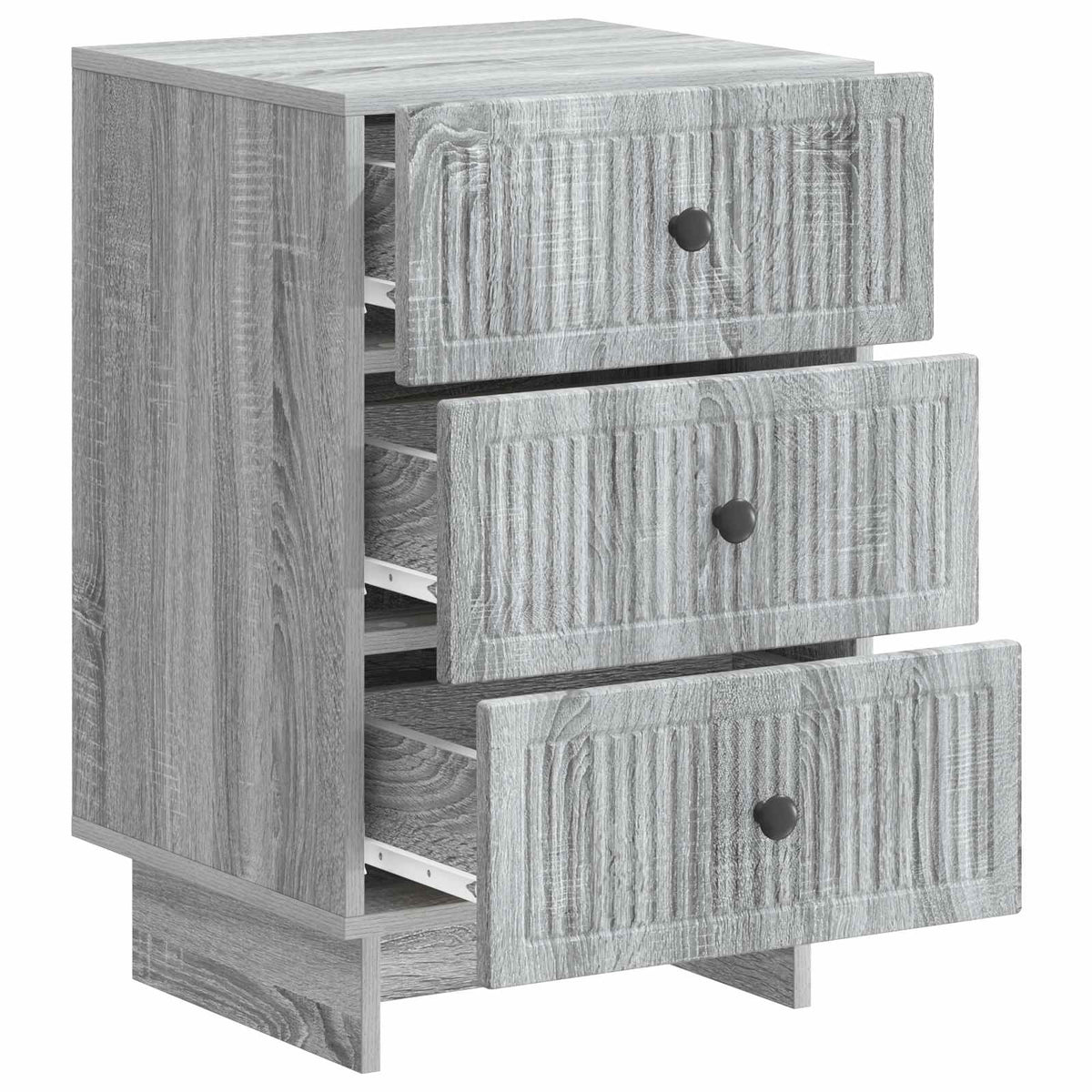 Nachttisch Graues Sonoma 43 x 41 x 66,5 cm Holzwerkstoff