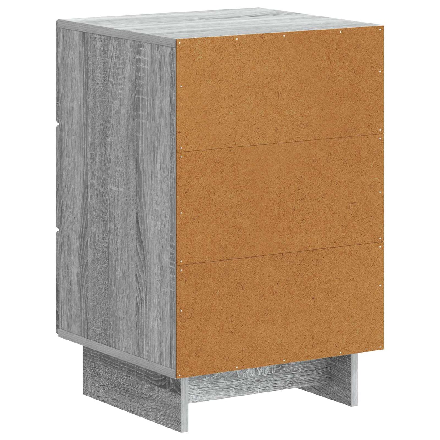 Nachttisch Graues Sonoma 43 x 41 x 66,5 cm Holzwerkstoff