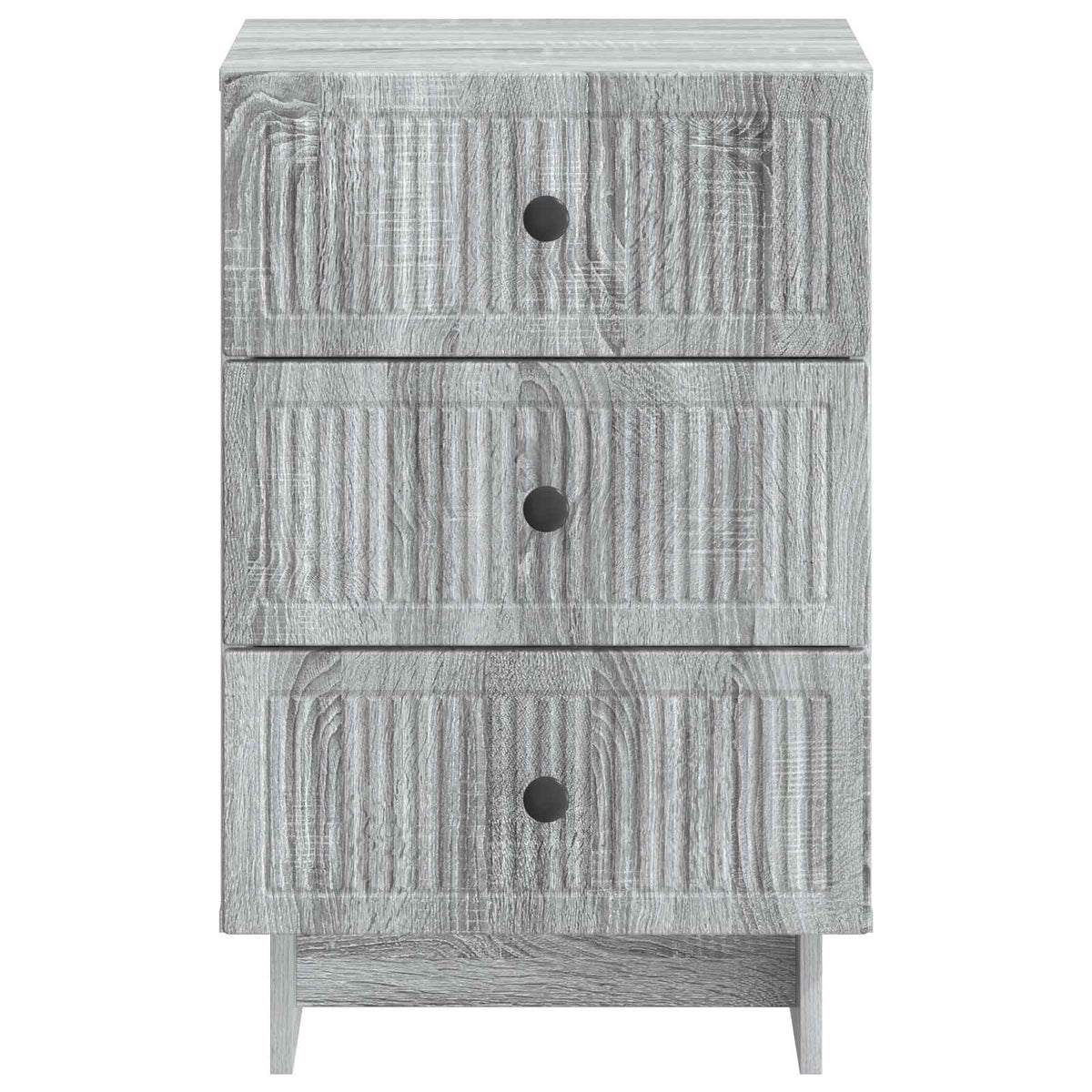 Nachttisch Graues Sonoma 43 x 41 x 66,5 cm Holzwerkstoff